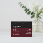 Cartes d'entreprise immobilière (Debout devant)