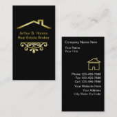 Cartes d'entreprise immobilière (Devant / Derrière)