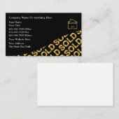 Cartes d'entreprise immobilière (Devant / Derrière)