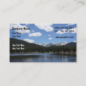 Cartes d'entreprise immobilière de montagne (Devant)