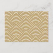 Cartes d'enveloppe de guirlandes en style Art déco (Dos)