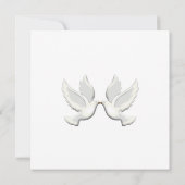 Cartes d'enveloppe personnalisées Dove (Dos)