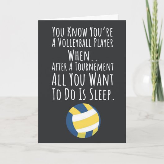 Cartes d'équipe de volley-ball moderne Athlète de (Devant)