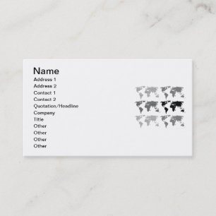 Cartes des continents du monde styles design motif