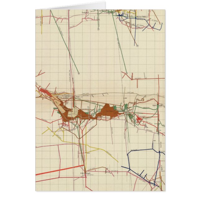 Cartes des mines de Comstock numéro III (Devant)
