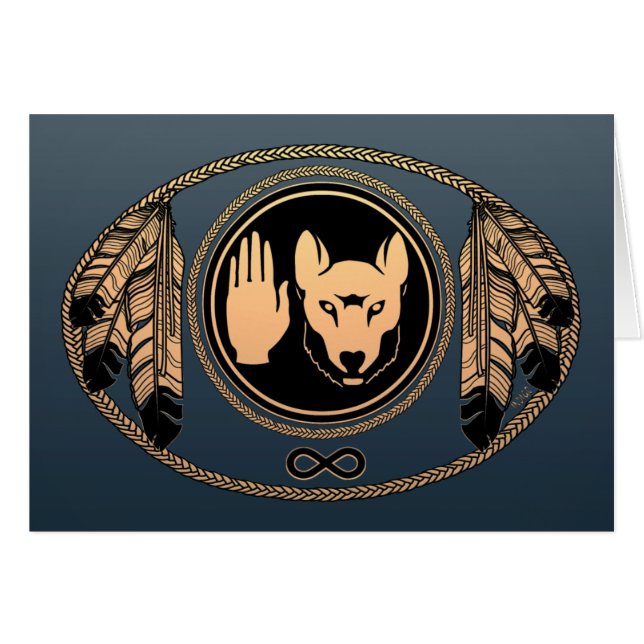 Cartes des Premières nations Cartes d'art autochto (Devant horizontal)