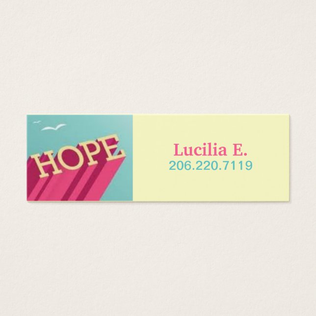 Cartes des sponsors Hope Soars (Devant)
