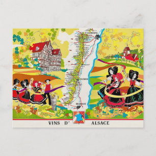 Cartes des vins d'Alsace par millésime