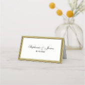 Cartes d'escorte de cadre en or (Devant)