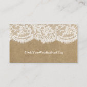 Cartes d'escorte de la collection Mariage Kraft & (Dos)