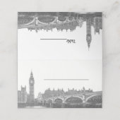 Cartes d'escorte do-it-yourself BG Londres Skyline (Extérieur déplié)