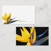 Cartes d'escorte Mariage Bird of Paradise (Devant / Derrière)