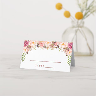 Cartes d'escorte Mariage de Burgundy Marsala