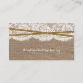 Cartes d'escorte Mariage de tournesol rustique (Dos)