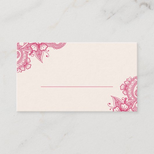 Cartes d'escorte Mariage Mod Mehandi (Devant)