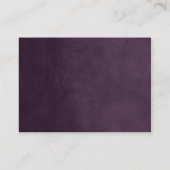 Cartes d'escorte Mariage Plum String Lights (Dos)