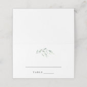 Cartes d'escorte Mariage verdoyantes (Extérieur déplié)