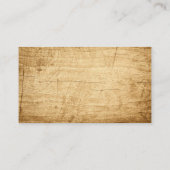 Cartes d'escorte pour un Mariage campagnard (Dos)