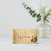 Cartes d'escorte pour un Mariage campagnard (Debout devant)