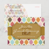 Cartes d'événements personnalisées Quatrefoil maro (Devant / Derrière)