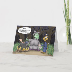 Cartes d'Halloween amusantes : Personnes disparues