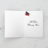 Cartes d'Halloween Red Roses Raven Moon (Intérieur)