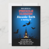 Cartes d'Halloween sorcières (Devant)