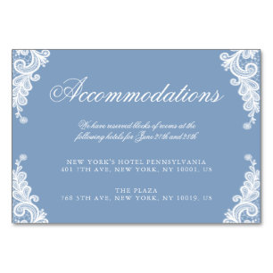 Cartes d'hébergement Mariage en dentelle romantiqu