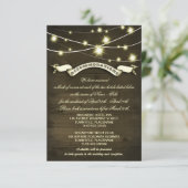 Cartes d'hébergement rustique mariage campagnard (Debout devant)