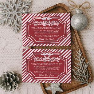 Cartes d'hiver pour bébé - encart