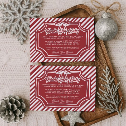 Cartes d'hiver pour bébé - encart
