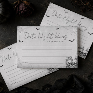 Cartes d'idées de soirée de date de douche de mari