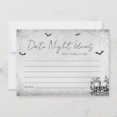 Cartes d'idées de soirée de date de douche de mari (Devant)