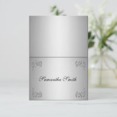 Cartes d'identification élégantes à tourbillon flo (Debout devant)