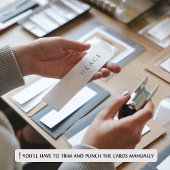 Cartes d'identité de mariage minimalistes