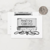 Cartes d'illustration de bande de demande de chans (Devant/Arrière en situation)