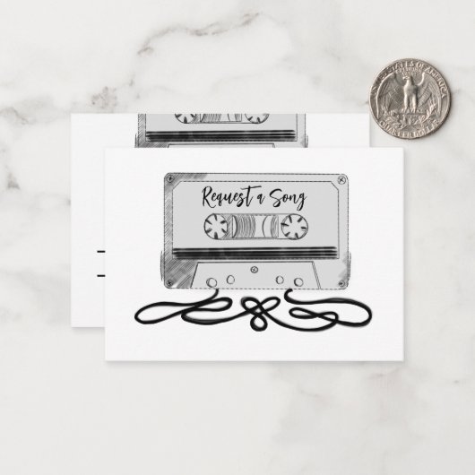 Cartes d'illustration de bande de demande de chans (Devant/Arrière en situation)