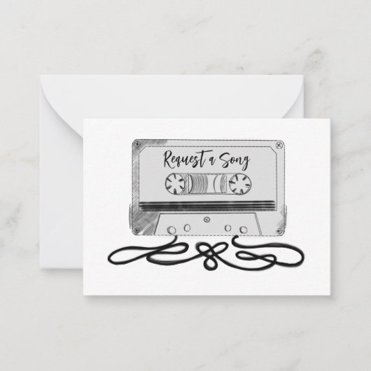 Cartes d'illustration de bande de demande de chans (Devant)