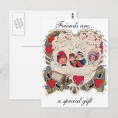 Cartes d'illustration vintages (Devant / Derrière)