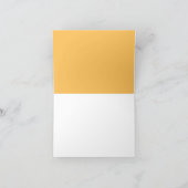 Cartes d'impression Giraffe Jaune Personnalisées (Intérieur)