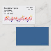 Cartes d'industrie musicale (Devant / Derrière)