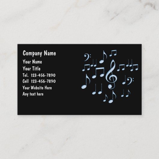 Cartes d'industrie musicale (Devant)