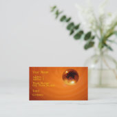 Cartes d'industrie musicale - boule orange de (Debout devant)