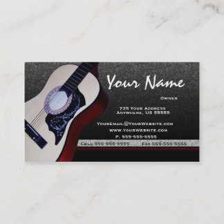 Cartes d'industrie musicale de guitare acoustique