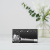 Cartes d'industrie musicale de microphone (Debout devant)