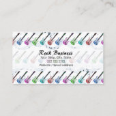 Cartes d'industrie musicale de rock (Dos)