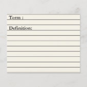 Cartes d'information de base pour les planificateu (Dos)