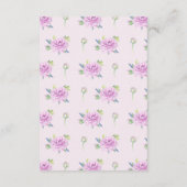 Cartes d'information de mariage de printemps de Ra (Dos)