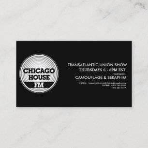 Cartes d'information d'exposition de CHFM