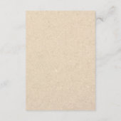 Cartes d'information du client mariage | Botanique (Dos)